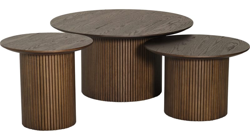 Sofabord Odmark 50 cm - Brunlakkert eik - Møbler - Bord - Sofabord