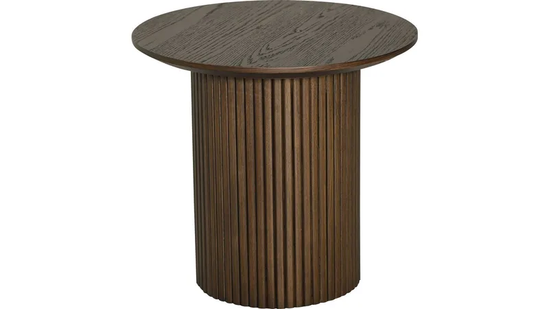 Sofabord Odmark 50 cm, Brunlakkert eik