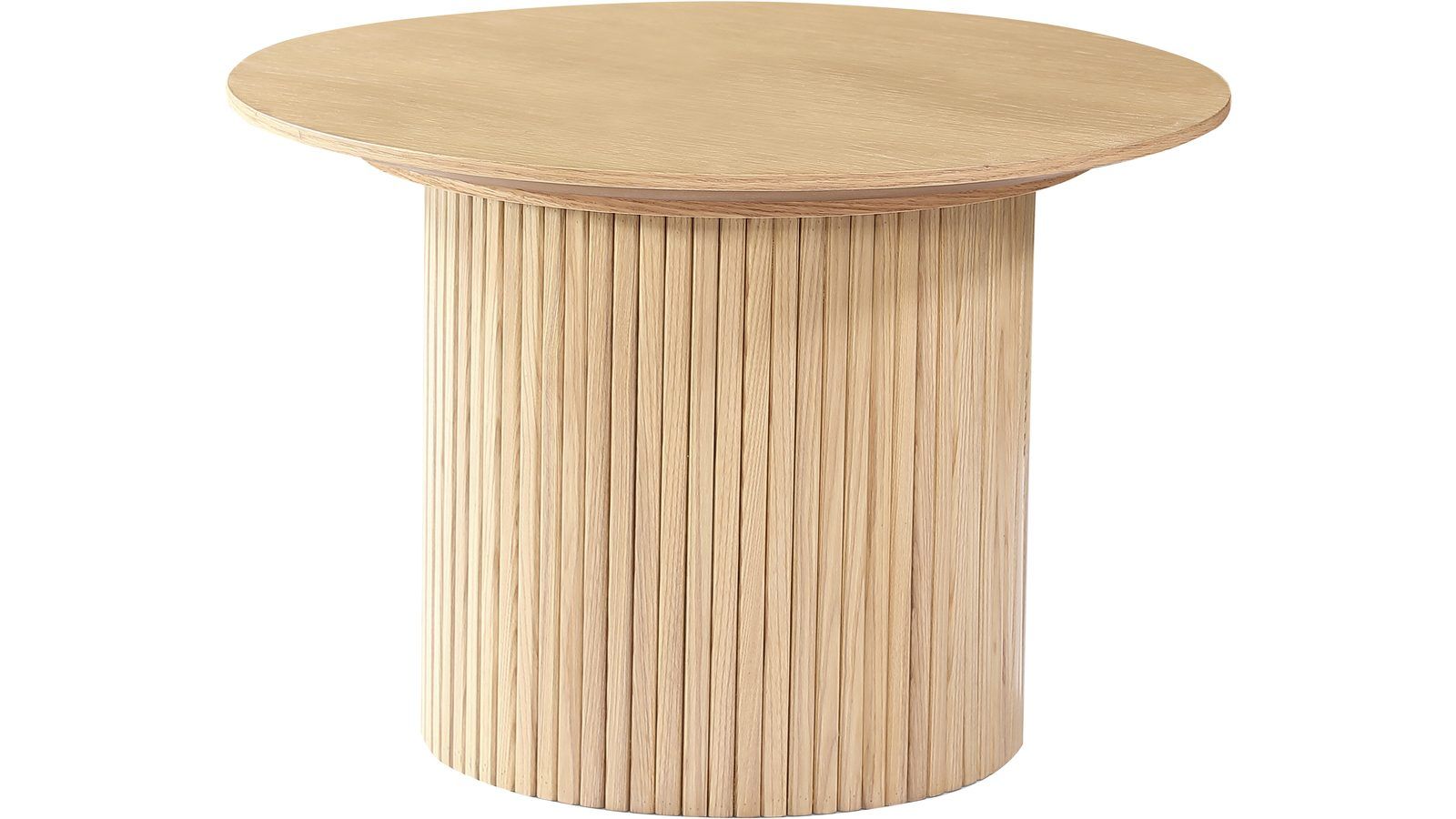 Sofabord Odmark 60 cm - Hvitpigmentert eikefinér