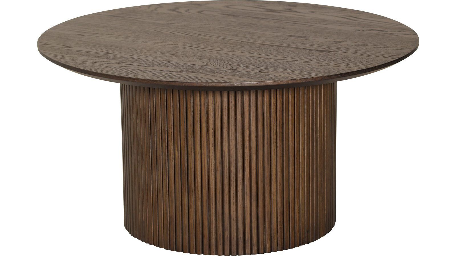 Sofabord Odmark 90 cm - Brunlakkert eik