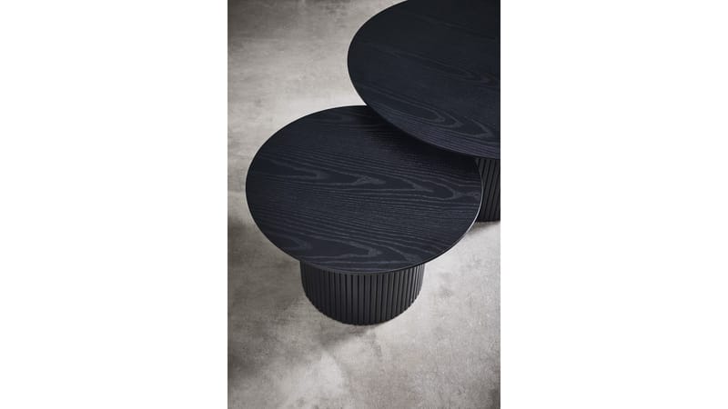 Sofabord Odmark 90 cm - Svart askefiner - Møbler - Bord - Sofabord