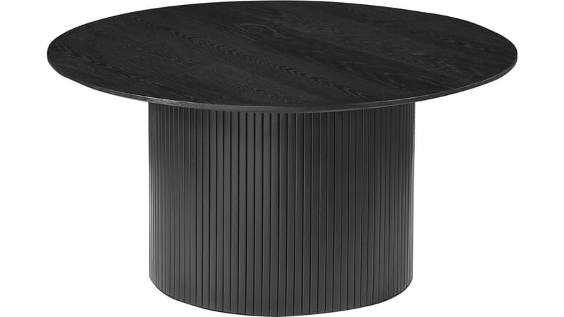 Sofabord Odmark 90 cm, Svart askefiner