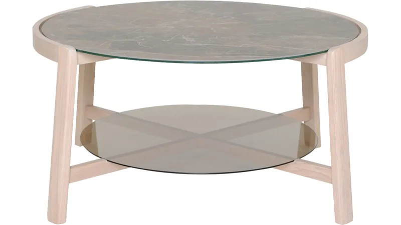 Sofabord Quisto Ø90 cm - Hvitlakkert - Møbler - Bord - Sofabord