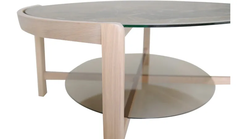 Sofabord Quisto Ø90 cm - Hvitlakkert - Møbler - Bord - Sofabord