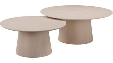 Sofabord Solhem 80 cm - Hvitpigmentert - Møbler - Bord - Sofabord