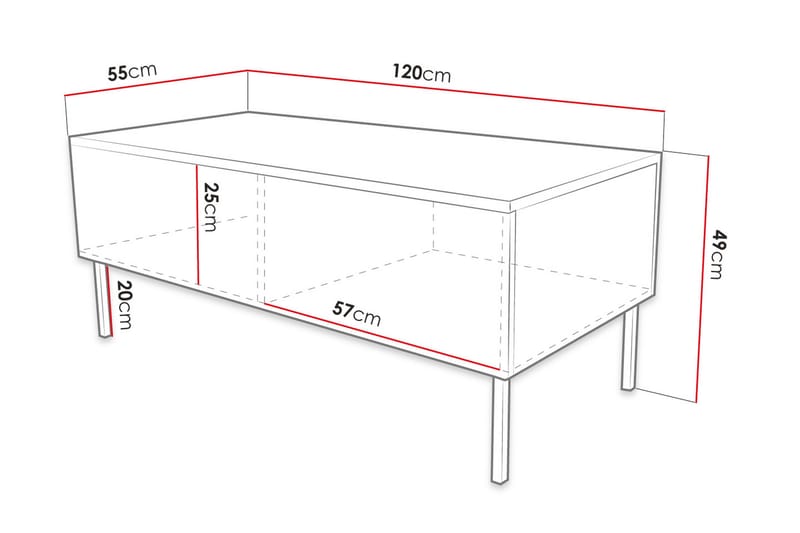 Sofabord - Svart - Møbler - Bord - Sofabord
