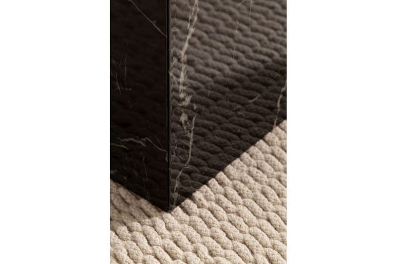 Sofabord Wohnling Sett av 2 MONOBLOC høyglans trekantet, moderne stil Marmor, Svart - Marmor, Svart - Møbler - Bord - Sofabord