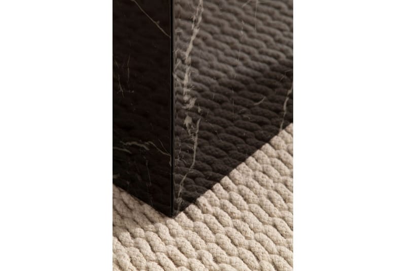 Sofabord Wohnling Sett av 2 MONOBLOC høyglans trekantet, moderne stil Marmor, Svart - Marmor, Svart - Møbler - Bord - Sofabord - Kistebord