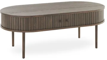Sofabord Yngvar 120x60 cm - Brunlakkert eik - Møbler - Bord - Sofabord
