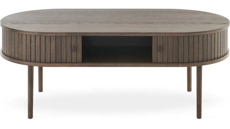 Sofabord Yngvar 120x60 cm - Brunlakkert eik - Møbler - Bord - Sofabord