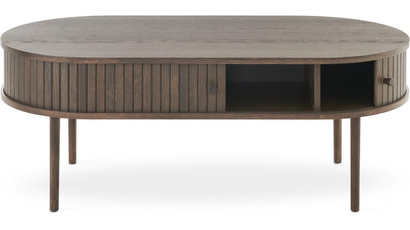 Sofabord Yngvar 120x60 cm - Brunlakkert eik - Møbler - Bord - Sofabord