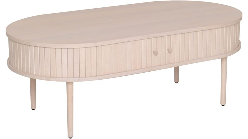 Sofabord Yngvar 120x60 cm - Hvitpigmentert eik - Møbler - Bord - Sofabord