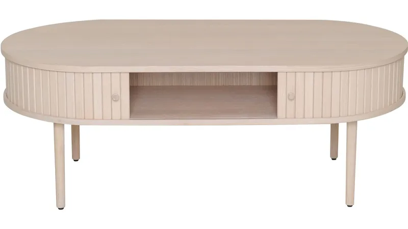 Sofabord Yngvar 120x60 cm - Hvitpigmentert eik - M øbler - Bord - Sofabord