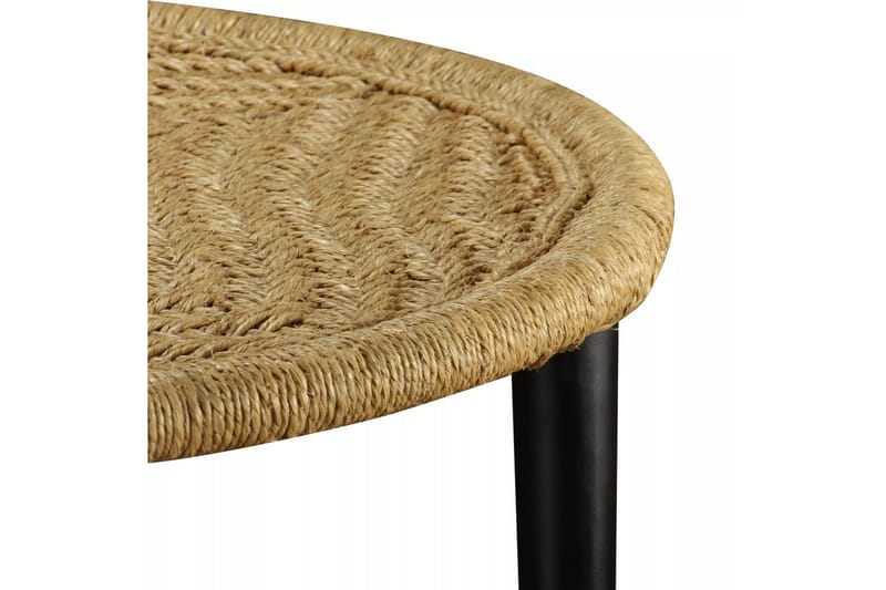 Sofabordsett i 2 deler naturlig jute - Natur - Møbler - Bord - Sofabord