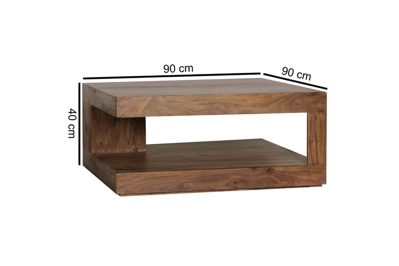 Soffbord Wohnling Brun - Møbler - Bord - Sofabord