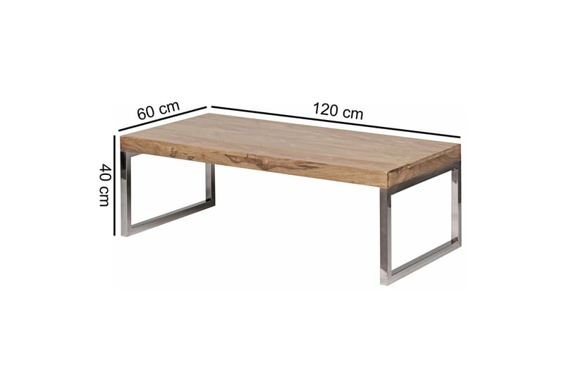 Soffbord Wohnling Trä, Natur - Møbler - Bord - Sofabord