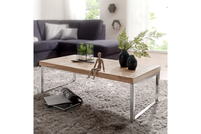 Soffbord Wohnling Trä, Natur - Møbler - Bord - Sofabord