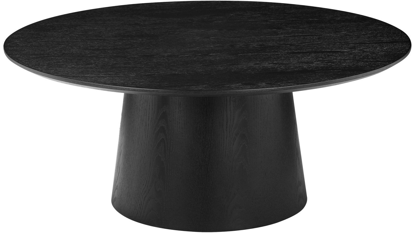 Sofabord Solhem 100 cm - Svartlakkert askefinér