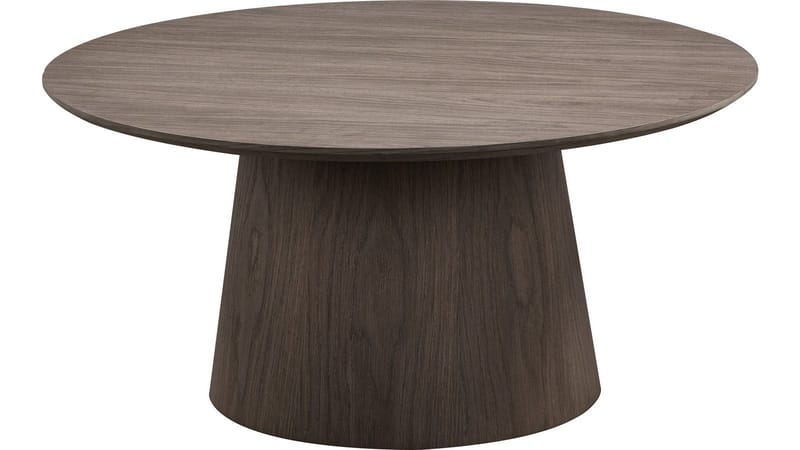 Sofabord Solhem 80 cm, Brunlakkert eik