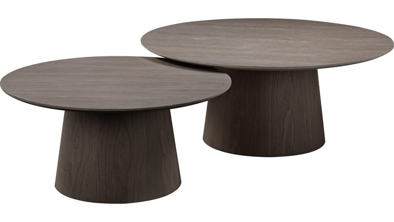 Sofabord Solhem 80 cm - Brunlakkert eik - Møbler - Bord - Sofabord