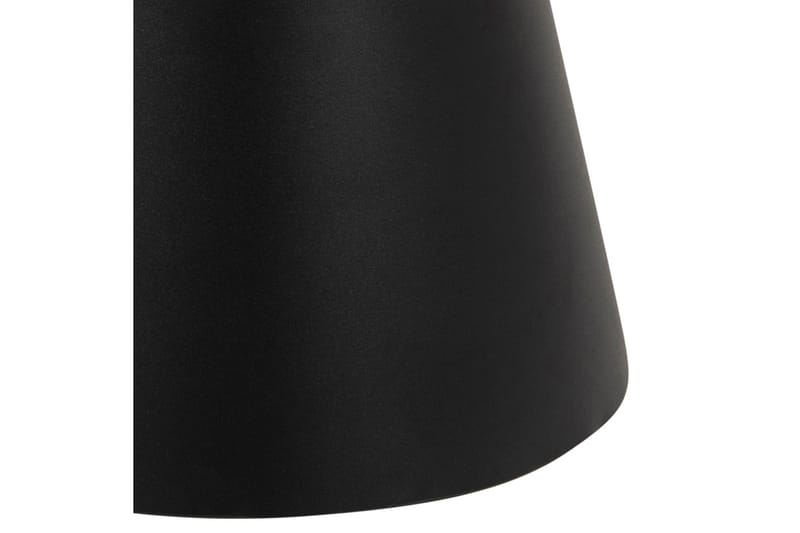 Soli Sofabord 46 cm Rundt - Glass/Svart/Matt Svart - Møbler - Bord - Sofabord