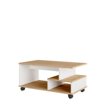 Solven Sofabord 90x42,5x51 cm - Eik og hvit - Møbler - Bord - Sofabord