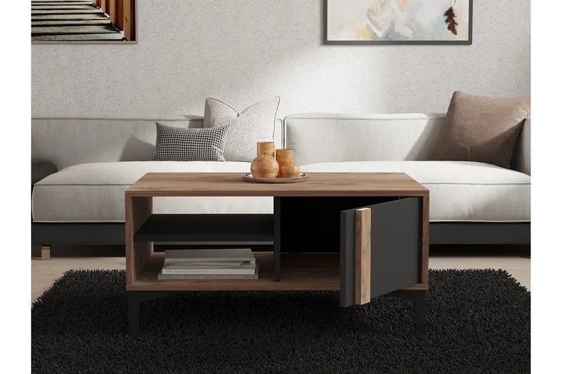 Sonay Sofabord 90 cm - Antrasitt - Møbler - Bord - Sofabord