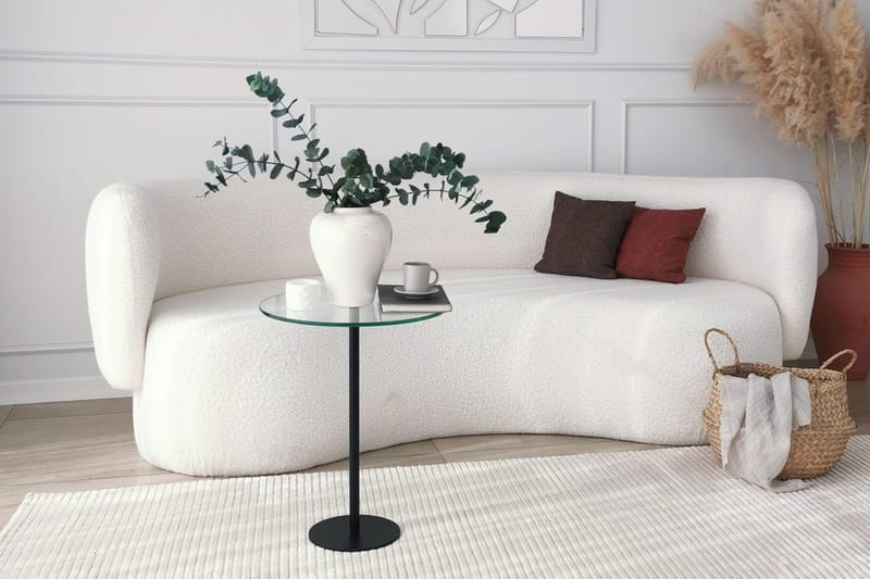 Sotinge Sofabord 40x50x40 cm Rundt - Svart - Møbler - Bord - Sofabord
