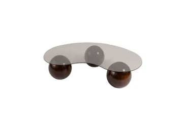 Sofabord Sphere Valnøtt / Bronse - Valnøtt / Bronse - Møbler - Bord - Sofabord