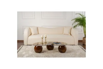 Sofabord Sphere Valnøtt / Bronse - Valnøtt / Bronse - Møbler - Bord - Sofabord