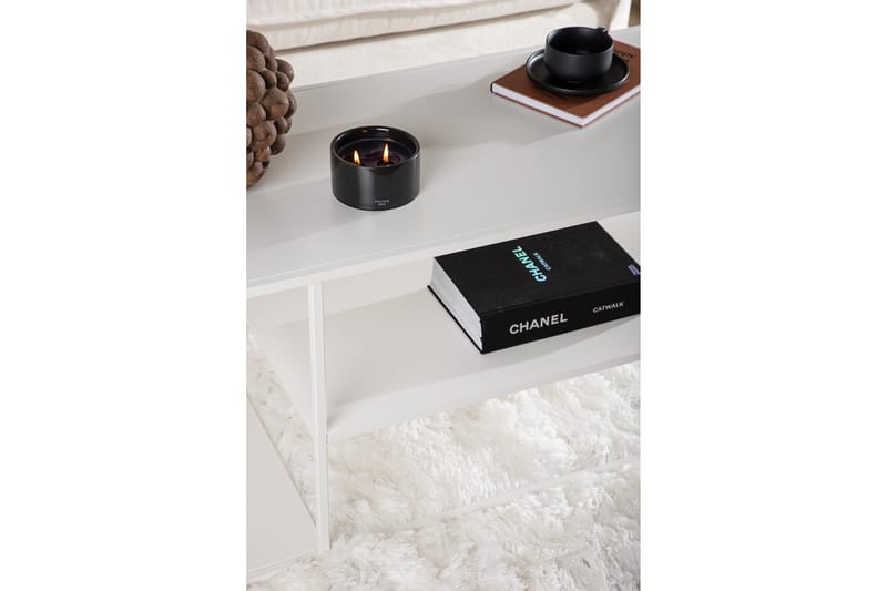 Staal Sofabord 120 cm - Hvid - Møbler - Bord - Sofabord