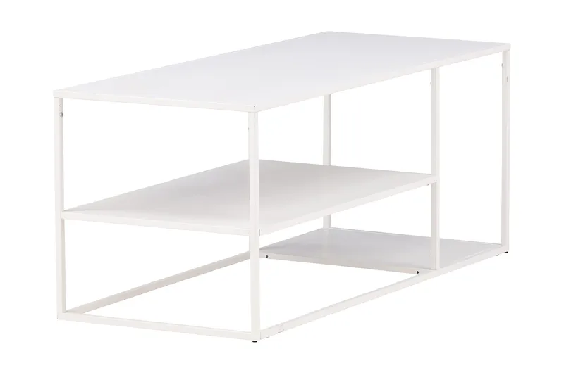 Staal Sofabord 120 cm - Hvid - Møbler - Bord - Sofabord