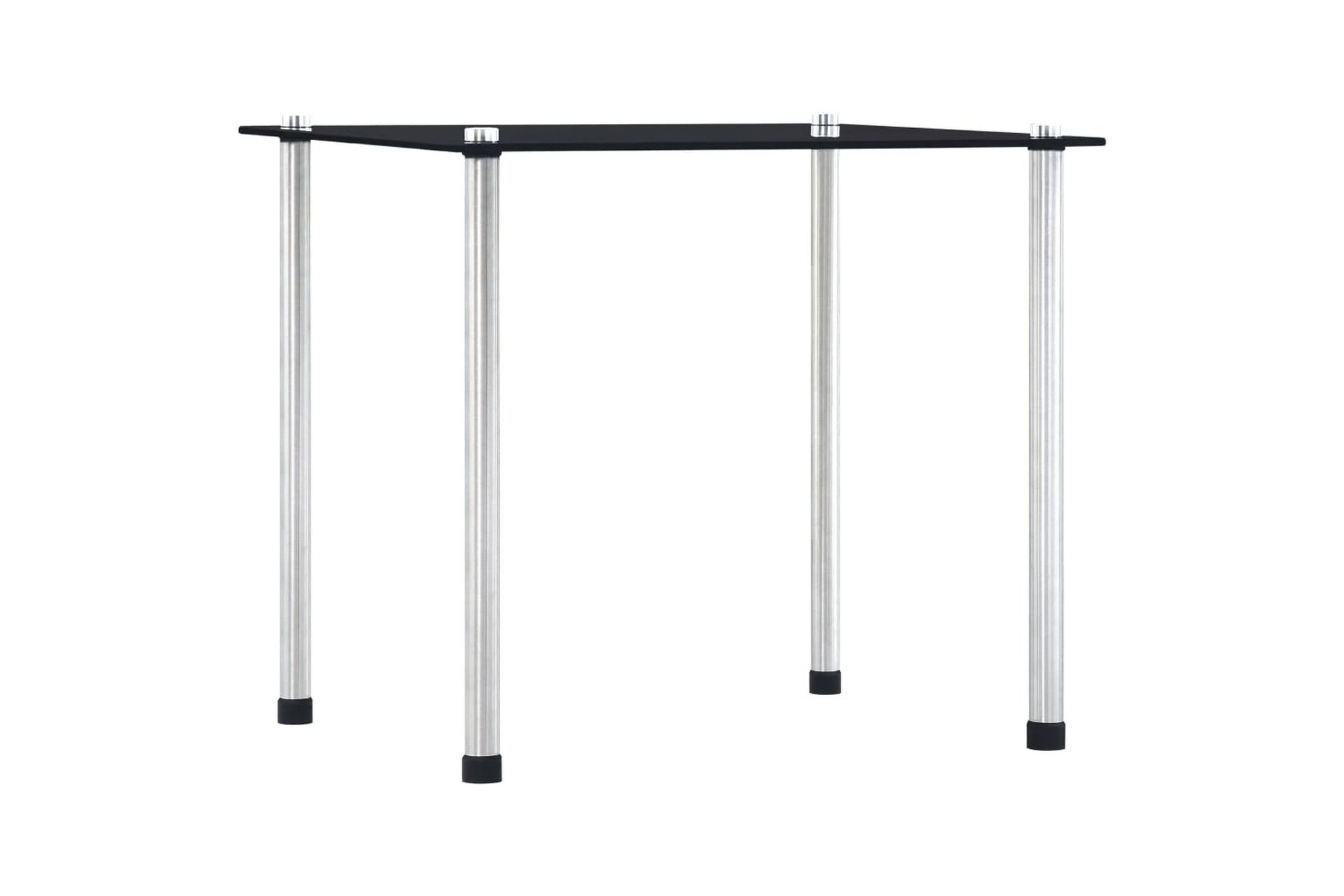Stablebord 3 stk svart herdet glass - Møbler - Bord - Sofabord