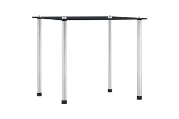Stablebord 3 stk svart herdet glass - Møbler - Bord - Sofabord