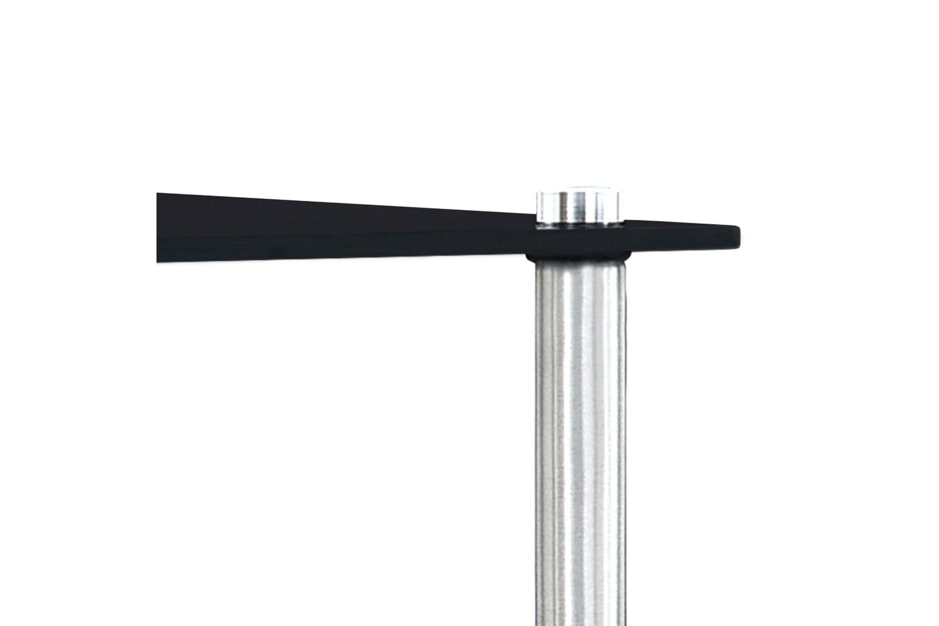 Stablebord 3 stk svart herdet glass - Møbler - Bord - Sofabord