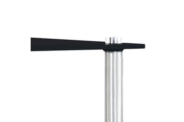 Stablebord 3 stk svart herdet glass - Møbler - Bord - Sofabord