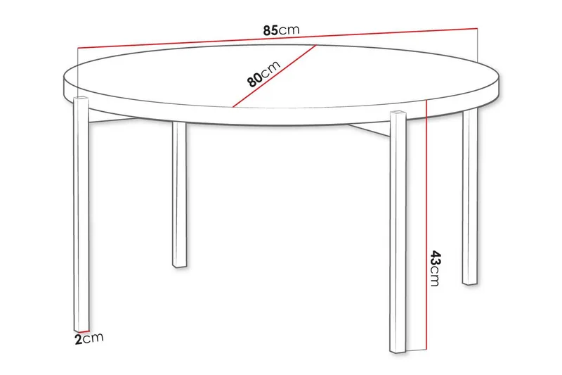 Staffin Soffbord Black - Møbler - Bord - Sofabord