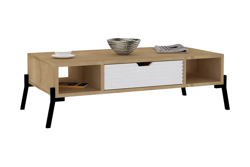 Stalmani Sofabord 100x28,2x100 cm - Blå - Møbler - Bord - Sofabord