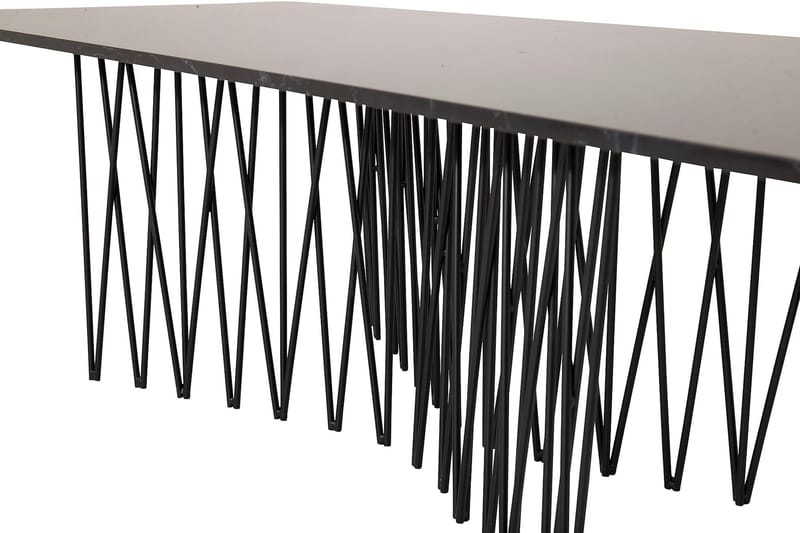 Stone Sofabord 140 cm - Svart - Møbler - Bord - Sofabord