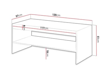 Strontian Soffbord 57 cm Scandinavian Choice Grey - Møbler - Bord - Sofabord