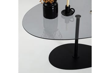 Svanabyn Sofabord 90 cm - Grå/Svart - Møbler - Bord - Sofabord