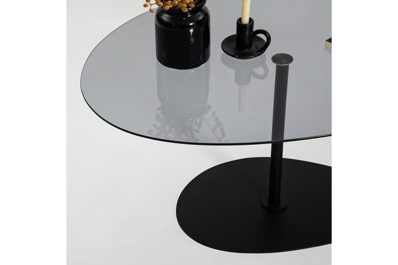 Svanabyn Sofabord 90 cm - Grå/Svart - Møbler - Bord - Sofabord