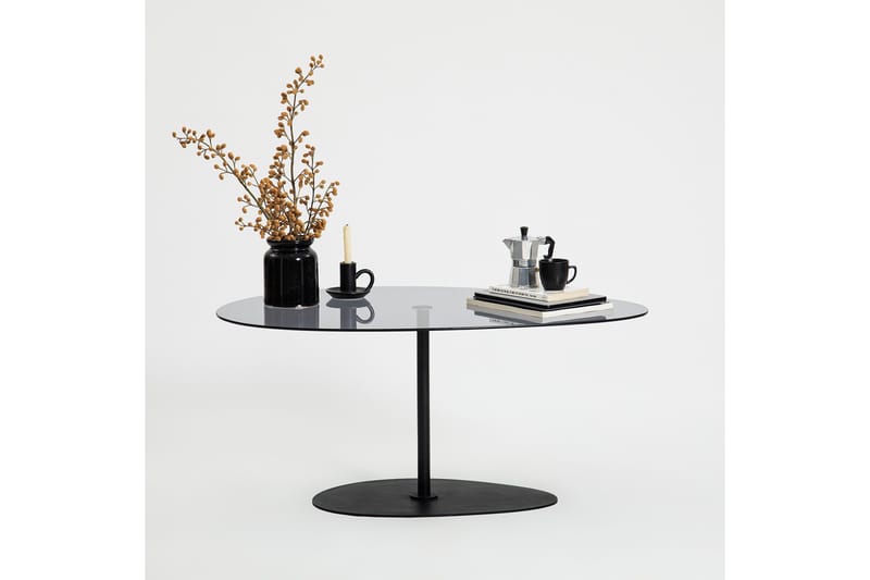 Svanabyn Sofabord 90 cm - Grå/Svart - Møbler - Bord - Sofabord