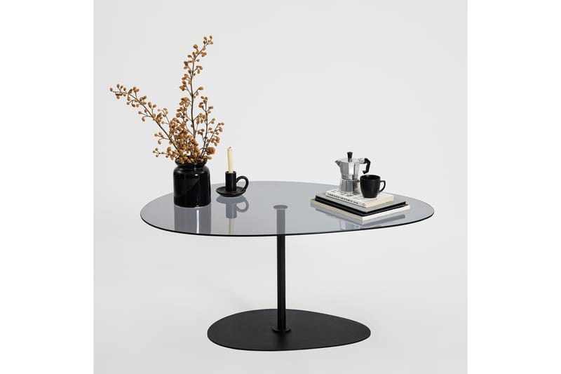 Svanabyn Sofabord 90 cm - Grå/Svart - Møbler - Bord - Sofabord