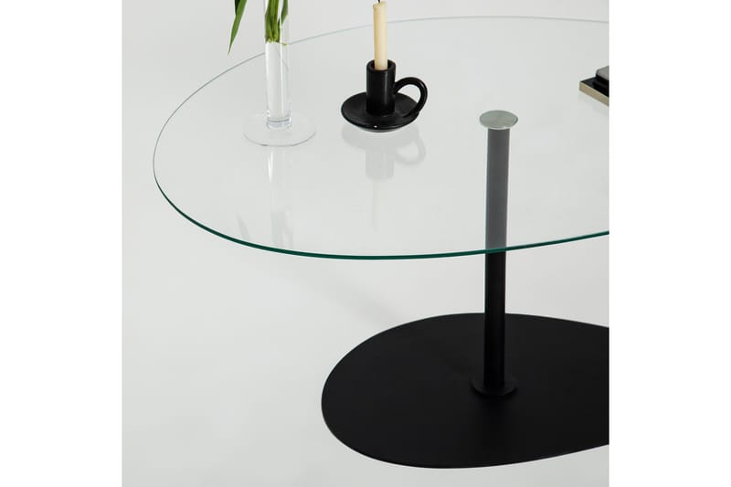 Svanabyn Sofabord 90 cm - Svart - Møbler - Bord - Sofabord