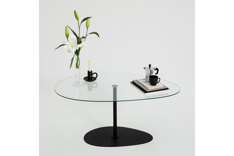 Svanabyn Sofabord 90 cm - Svart - Møbler - Bord - Sofabord