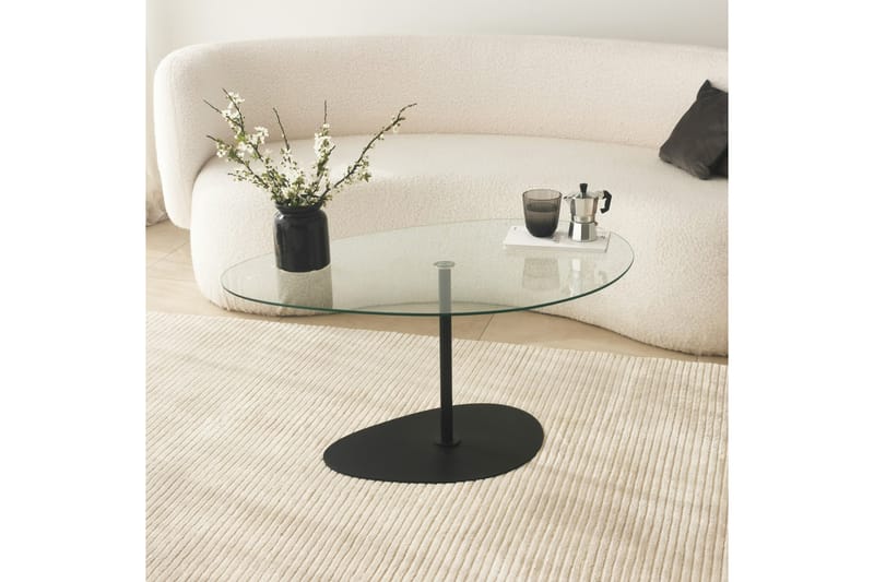 Svanabyn Sofabord 90 cm - Svart - Møbler - Bord - Sofabord