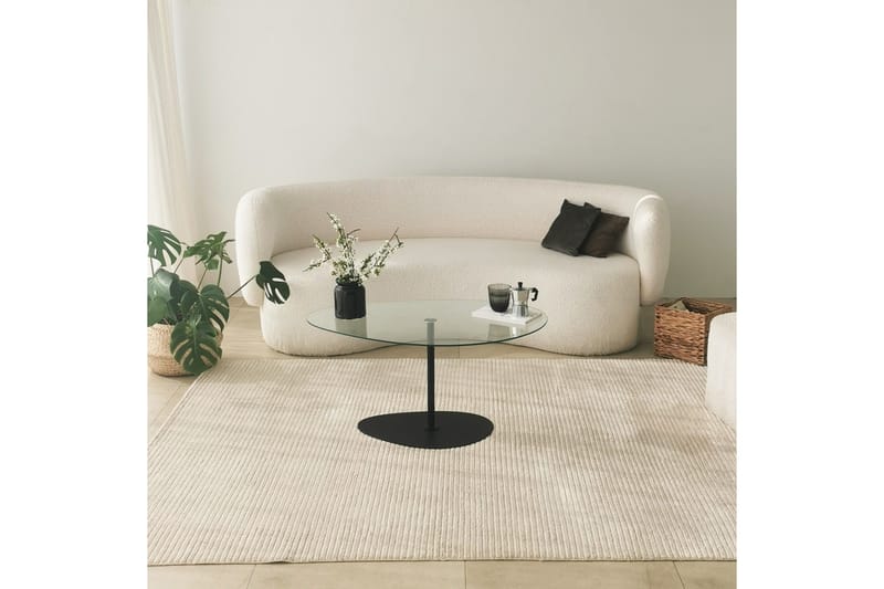 Svanabyn Sofabord 90 cm - Svart - Møbler - Bord - Sofabord