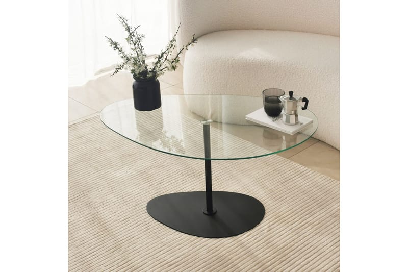 Svanabyn Sofabord 90 cm - Svart - Møbler - Bord - Sofabord