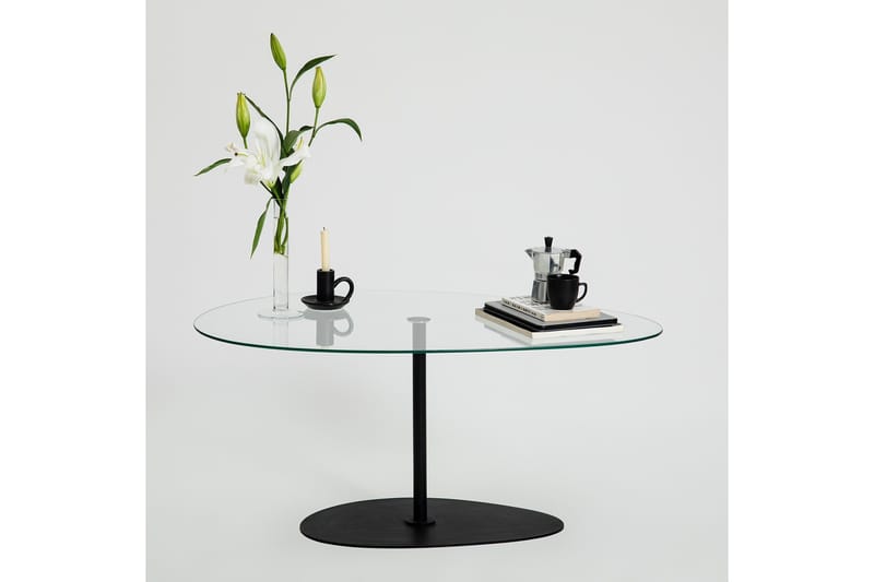 Svanabyn Sofabord 90 cm - Svart - Møbler - Bord - Sofabord